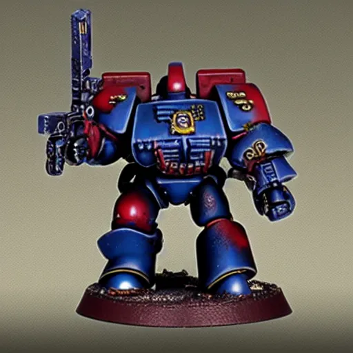 Prompt: Tech Marine 40k