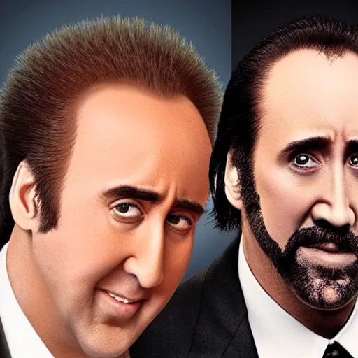 Image similar to Everyone is Nicolas Cage