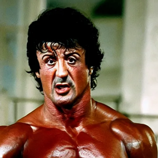 Image similar to sylvester stallone as rocky