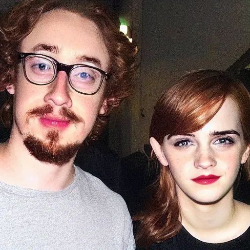 Image similar to photo of sam hyde and emma watson