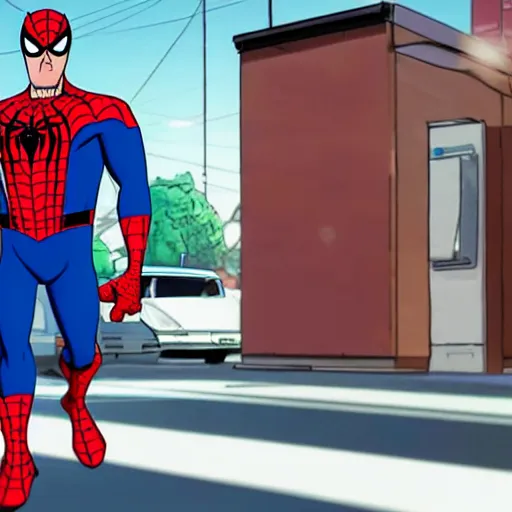 Image similar to hank hill in spider man enter the spider - verse, epic, extreme detail, soft focus, cinematic,