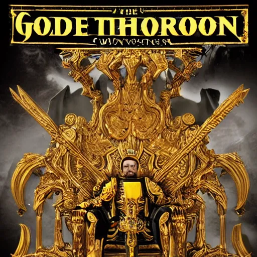 Prompt: the golden throne 4 0 k