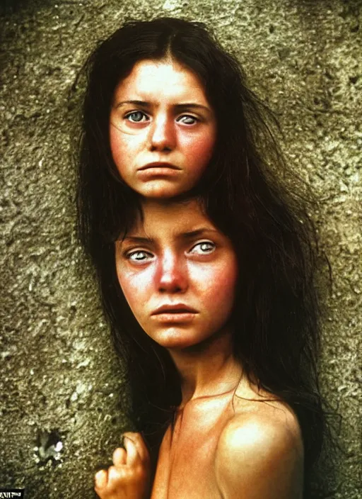 Image similar to hyper detailed photograph of a beautiful young woman by don mccullin, color, dslr