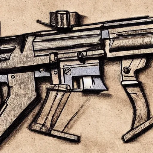 Prompt: “ drawing of an ar - 1 5, in the style of leonardo da vinci ”