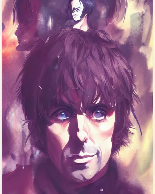 Prompt: anime portrait of liam gallagher as an anime man by stanley artgerm lau wlop rossdraws james jean andrei riabovitchev marc simonetti