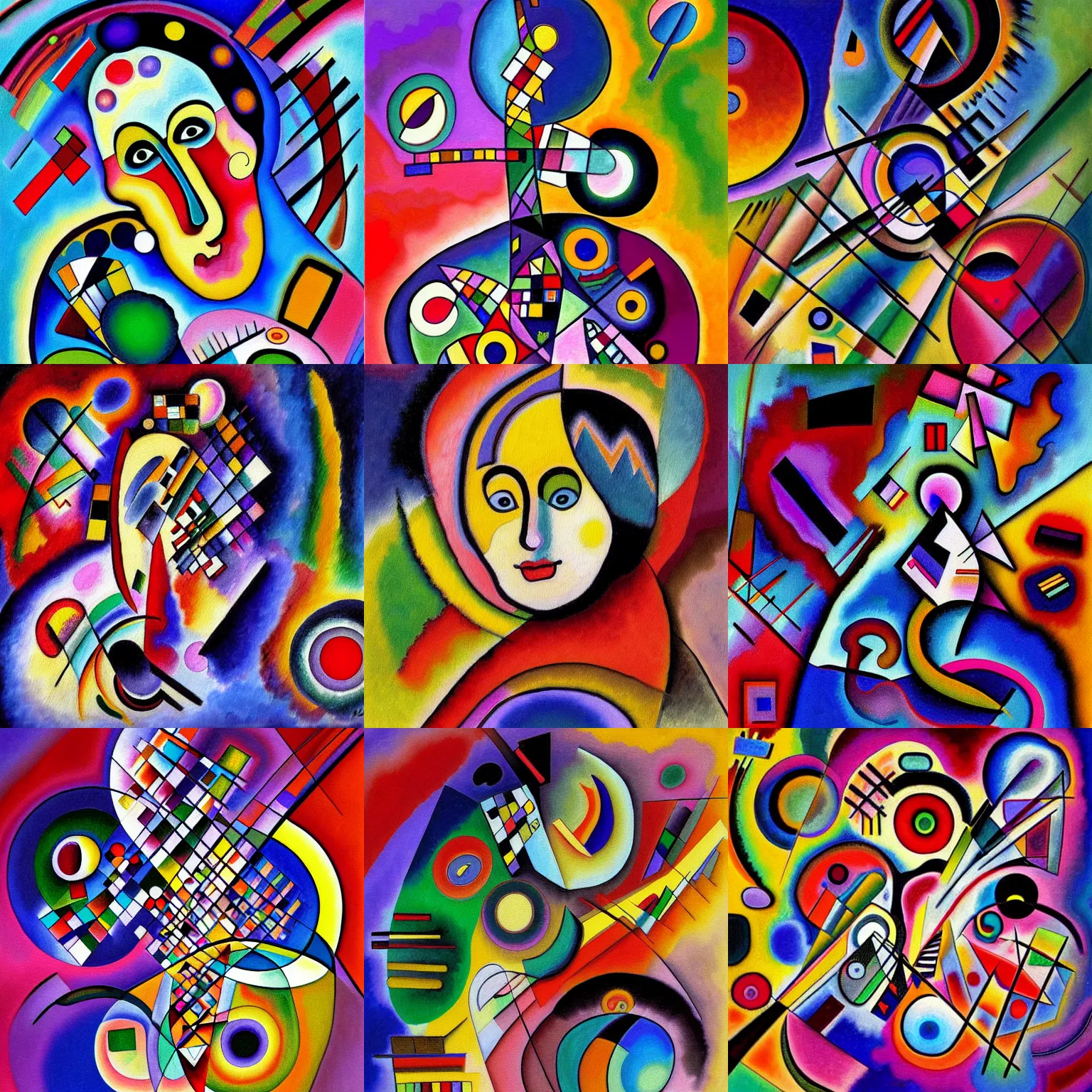 Prompt: the incomprehensible russian soul. detailed painting by kandinsky 4 k detailed digital painting