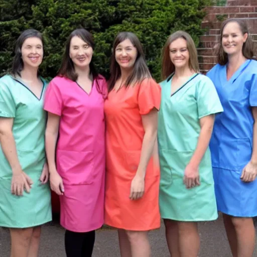 Image similar to nurses wearing plastic dresses