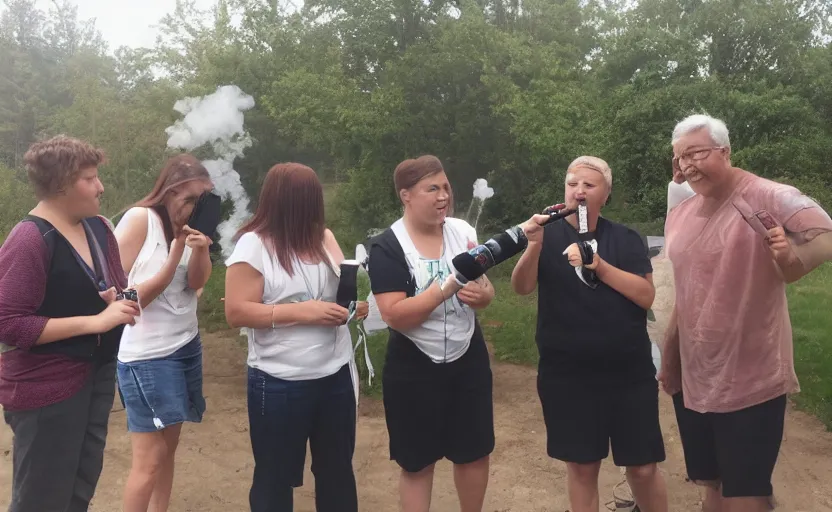 Prompt: vaping with seniors