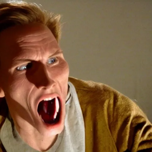 Prompt: Live Action Still of Jerma in Poltergeist, real life, hyperrealistic, ultra realistic, realistic, highly detailed, epic, HD quality, 8k resolution, body and headshot, film still