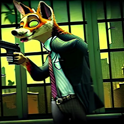 prompthunt: max payne 4 set in zootopia