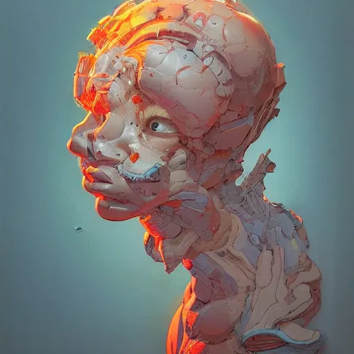 Image similar to prompt : doomer portrait soft light painted by james jean and katsuhiro otomo and erik jones, inspired by akira anime, smooth face feature, intricate oil painting, high detail illustration, sharp high detail, manga and anime 1 9 9 9