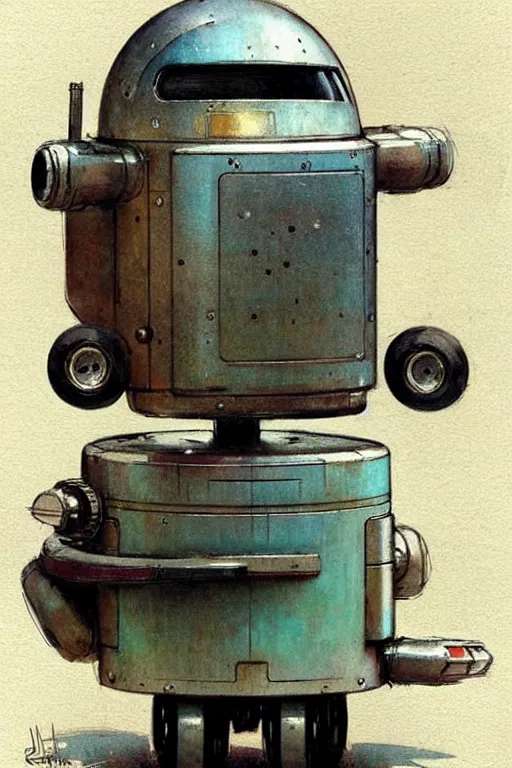 Prompt: ( ( ( ( ( 1 9 5 0 s retro future android robot wagon. muted colors., ) ) ) ) ) by jean - baptiste monge,!!!!!!!!!!!!!!!!!!!!!!!!!