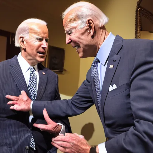 Prompt: joe biden witnessing cthulhu, picture, realistic