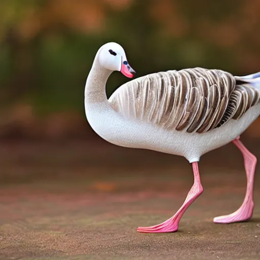 Image similar to goose headed man