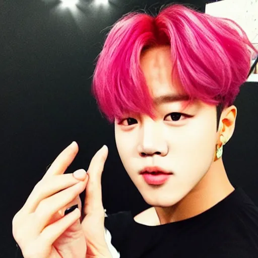 Image similar to Jimin of BTS, kitty gang Jimin