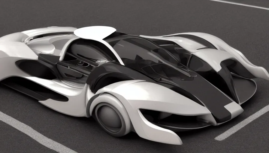 Prompt: retro futuristic car 3 d high octane render, 8 k photorealistic, hd, high details, trending on artstation