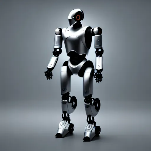 Image similar to robotic armor in a wardrobe, photorealistic 3 d octane render, unreal engine