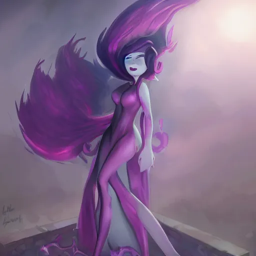 Image similar to evelynn in a grave, trending on arstation