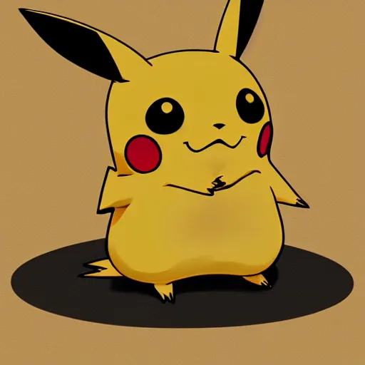 Prompt: Beautiful Pikachu with a top hat, digital art, trending on artstation