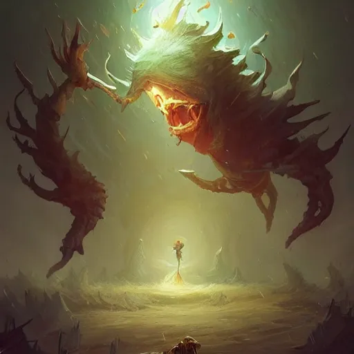 Image similar to Wind monster spirit, dnd style, epic fantasy game art, by Greg Rutkowski, hearthstone artwork