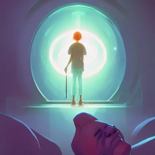 Image similar to face icon stylized minimalist close encounters of the third kind, loftis, cory behance hd by jesper ejsing, by rhads, makoto shinkai and lois van baarle, ilya kuvshinov, rossdraws global illumination