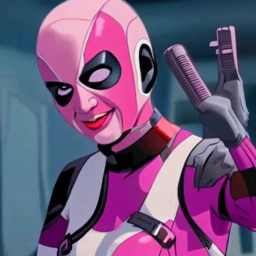 Image similar to Gwenpool as a real person, cameo in Deadpool 3 (2023)