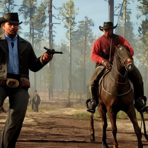 Image similar to Vitaliy Klitschko in Red Dead Redemption 2