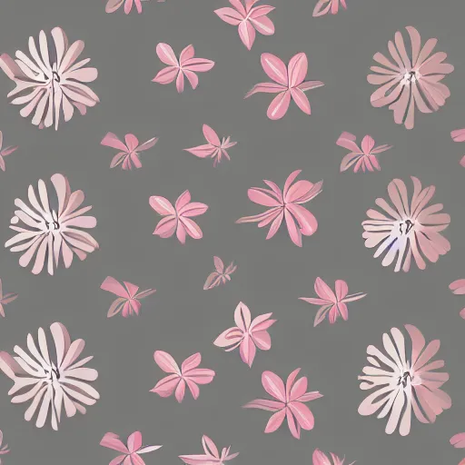 Image similar to one flower illustration on a grey flat background