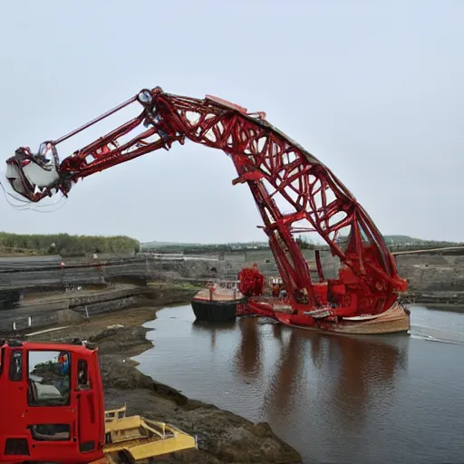 Image similar to bucket - wheel - excavator robot