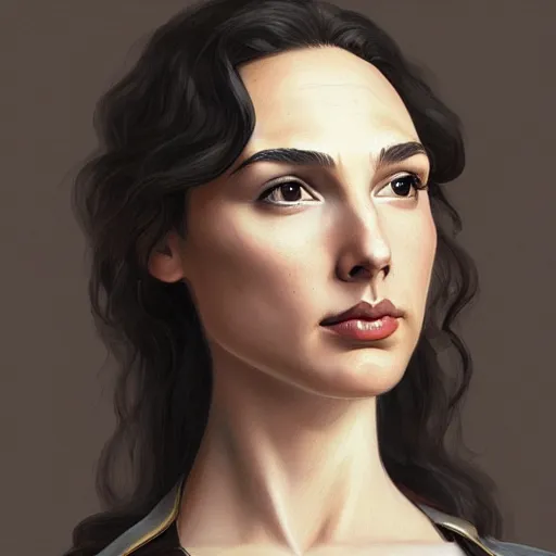 Image similar to Gal Gadot, victorian era, by Wangjie Li, artstation, trending on artstation, detailed, 4k