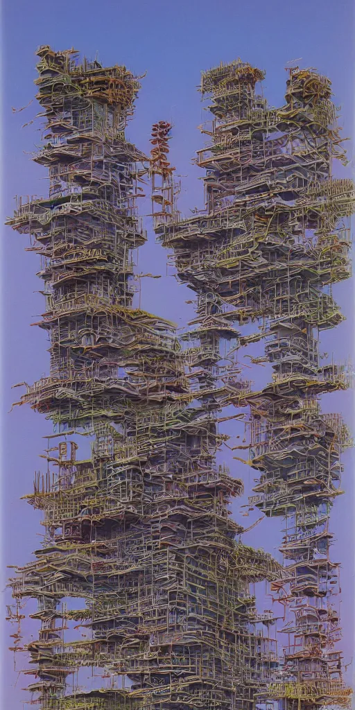 Image similar to a construction site by roger dean