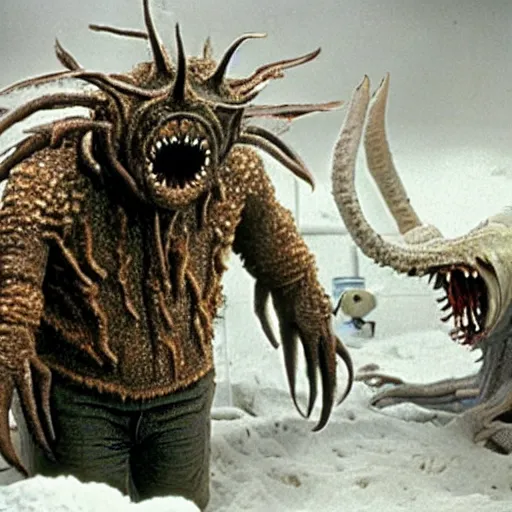 Image similar to creatures from the thing movie