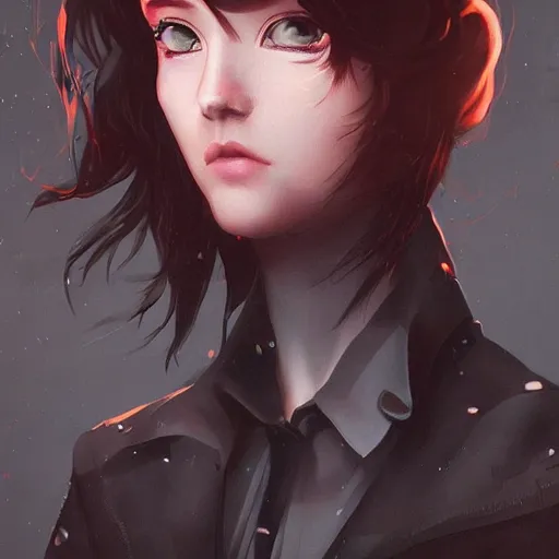 Image similar to a portrait of a beautiful depressive, art by ilya kuvshinov and wlop and artgerm and josan gonzalez, magda torres gurza, digital art, highly detailed, intricate, sharp focus, trending on artstation hq, deviantart, pinterest, unreal engine 5, 4 k uhd image