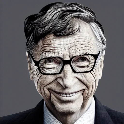 Image similar to the devil representing bill gates, realistic photo, instagram, 4k, portrait