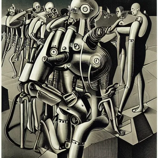 Image similar to cyborgs by candido portinari