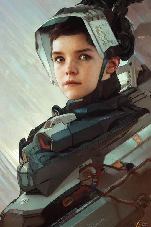 Prompt: Ender Wiggin portrait by Stanley Artgerm Lau, greg rutkowski, thomas kindkade, alphonse mucha, loish, norman Rockwell