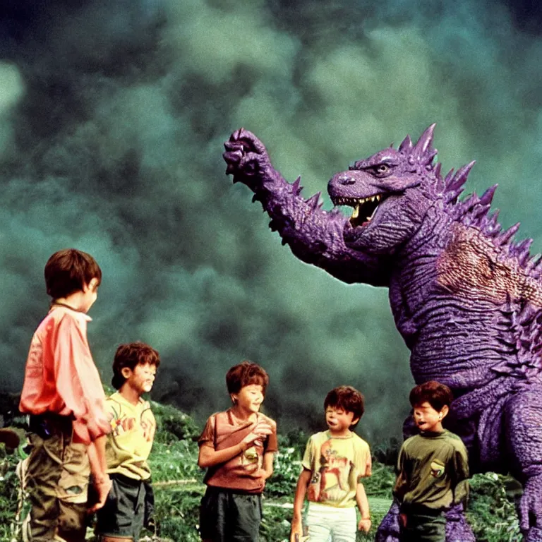 Image similar to Godzilla, Barney & Friends (1992)