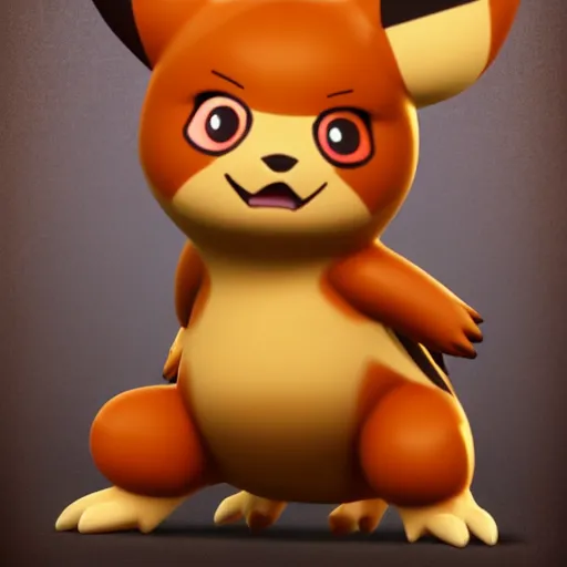 Image similar to an adorable pokemon like growlithe. very cute friendly. fluffy. beautiful. digital render.