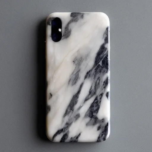 Image similar to a marble carved iphone