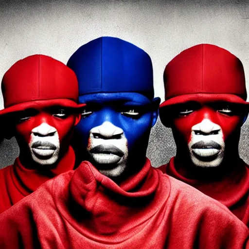 Image similar to crips vs bloods by emanuele dascanio and robin eley