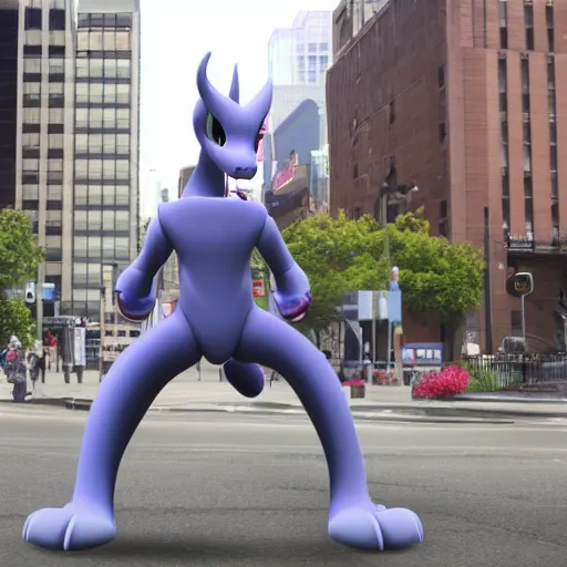 Image similar to MewTwo in Newark