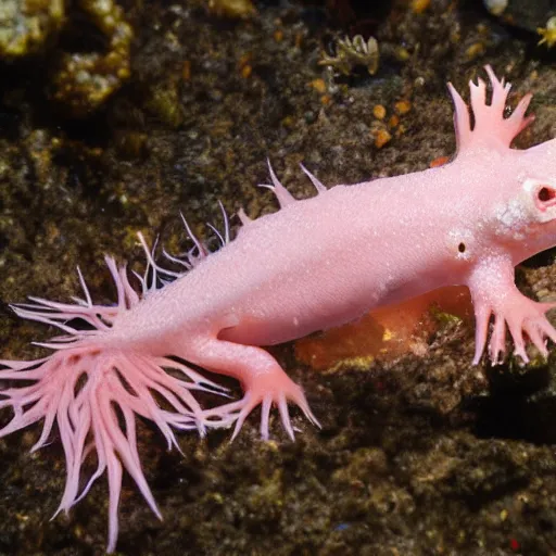 Image similar to an axolotl