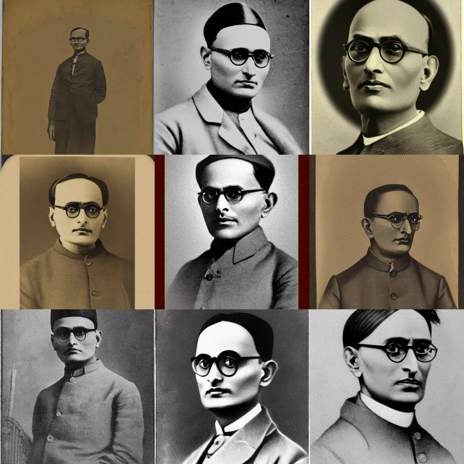 Prompt: portrait of savarkar