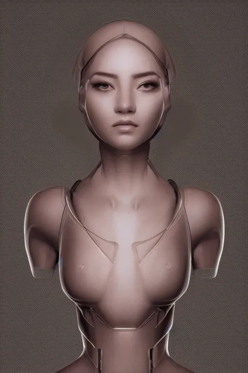 Image similar to Mechanical realistic female elegant modern android looking, cinematic lighting, intricate, elegant, super highly detailed, art station, concept art, smooth, sharp focus, no blur, no dof, extreme illustration, boston dynamic, Photorealism, HD quality, 8k resolution, cinema 4d, 3D, beautiful, delicate, art by artgerm and greg rutkowski and alphonse mucha and loish and WLOP