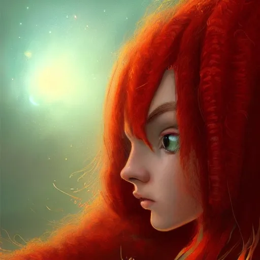 Prompt: portrait of a beautiful red cat celestial background, fantasy, highly detailed, cinematic lighting, digital art painting by artgem and greg rutkowsk, trending on artstation, very very beautiful, very attractive