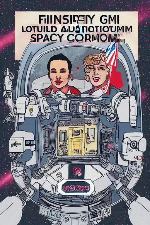 Image similar to Fully Automated Luxury Gay Space Communism