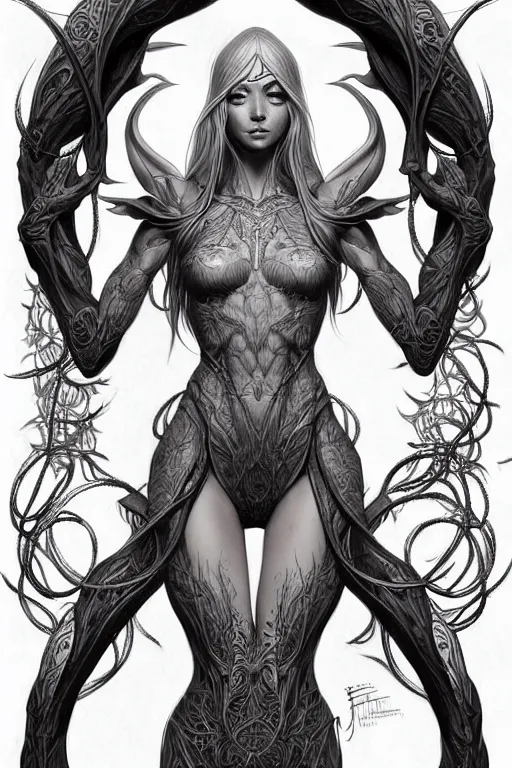 Prompt: digital art, centered full body , elven ,intricate, veins, by James Jean and by artgerm , ultradetailed, charachter design, concept art, trending on artstation,