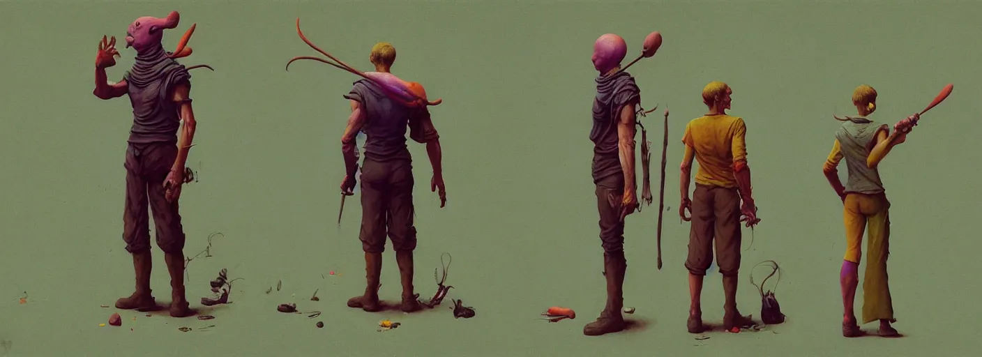 Image similar to full - body portrait surreal colorful clay fighting artstation rpg character concept art anatomy, action pose, very coherent and colorful high contrast masterpiece by norman rockwell franz sedlacek hieronymus bosch dean ellis simon stalenhag rene magritte gediminas pranckevicius, dark shadows, sunny day, hard lighting, reference sheet white! background