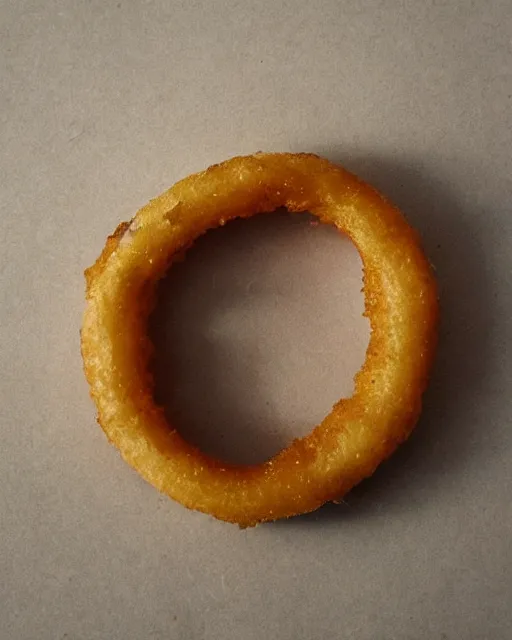 Prompt: An onion ring figure of eight, infinite