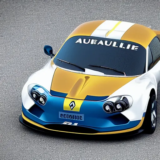 Image similar to “Renault Alpine A110 if it were made in 1984”